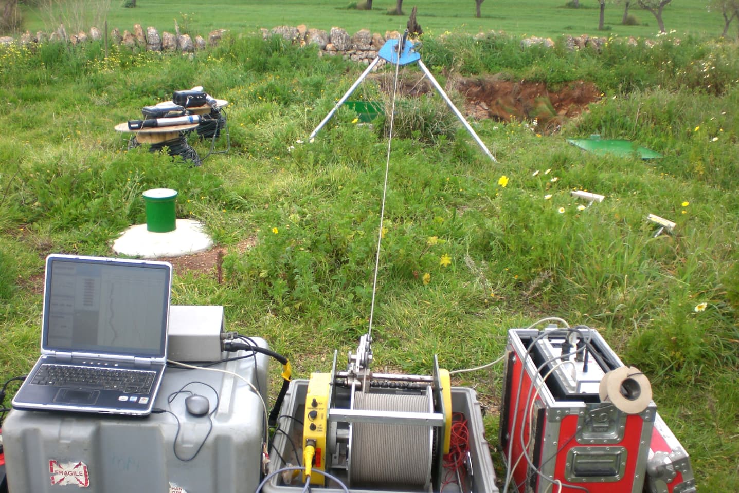 Hydrogéophysique en forage